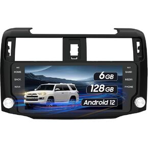 Car Stereo Radio Dash Kit for Toyota 4 Runner 2010-2019, JBL Wireless CarPlay Android Auto, 6GB+128GB 8 Core Head Unit 10.33 Inch IPS Touch Screen, GPS, Bluetooth, WiFi-Silver in Saudi Arabia