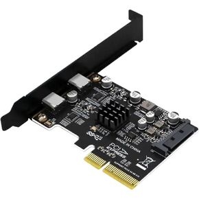 LX0B PCIe to 2-Port USB 3.1 Type-C Adapter in Saudi Arabia