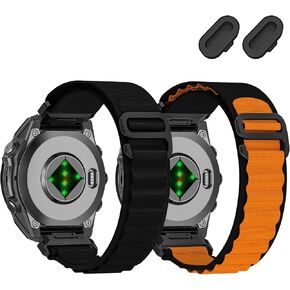 أشرطة ساعة رياضية من النايلون مقاس 20 ملم متوافقة مع Garmin Fenix ​​8 AMOLED 43mm/Fenix ​​7S Pro/ 7S/ 6S Pro/ 6S/ 5S plus/ 5S، حزام ساعة Quickfit لـ Descent Mk3/Mk3i-43mm/Mk2s/epix Pro/Approach S70 42m in Kuwait
