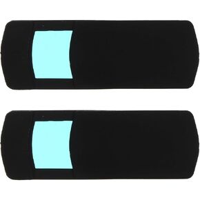 Housoutil 2pcs Black Laptop Webcam Cover Slide Privacy Protective Cover Lightweight Abs Material Easy to Detach Camera for Tablet Computer and Laptop Random Color in Saudi Arabia