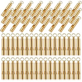 100 Pcs Brass Emergency Whistles for Training Outdoor Sports in Kuwait