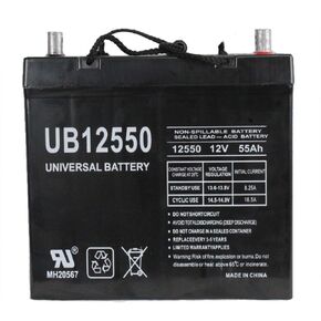 بطارية UPG UB12550 12V 55Ah SLA AGM تحل محل 8A22NF in Kuwait