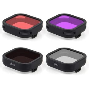 GEPULY CPL ND16 Red Magenta Snorkel ND Filter for GoPro Hero 12 11 10 9 in Saudi Arabia