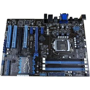 1pcs P8Z77-V LX Desktop Motherboard LGA 1155 DDR3 i3 i5 22/32nm CPU USB3.0 32GB SATA3 VGA HDMI Z77 mainboard PC Boards in Saudi Arabia