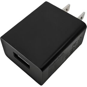 5V1A (5W) USB Power Adapter Plug (UL Certified, Black, 1-Pack) in Saudi Arabia