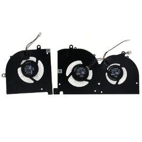 New Replacement CPU+GPU Cooling Fan for MSI GS75 Stealth P75 Creator MS-17G1 MS-17G2 BS5005HS-U3I 17G1-CPU BS5005HS-U3J 17G1-G-CW in Kuwait