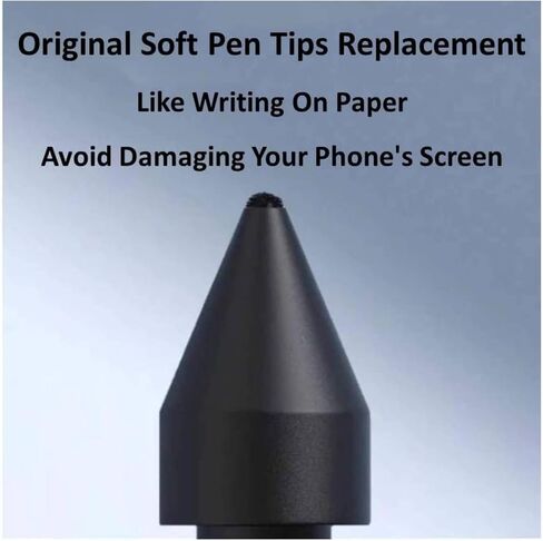 10 PCS Soft Tips/Nibs Replacement for Samsung Galaxy Tab S6/ S7/ S8/ S9/ S10 Ultra, Note10/20, Soft Tips for Galaxy S22/ S23/ S24/ S25 Ultra S Pen (Black*10) in Kuwait