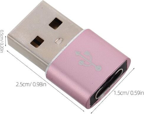 2pcs Type C to USB Adapter Card Reader for Charging and Data in Saudi Arabia