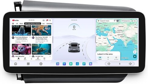 JOYING Car Radio for Honda Civic 2012, 12.3" QLED Touch Screen Android 13 Car Stereo 12GB+256GB Plug and Play with Wireless Carpaly & Android Auto, AM/FM, GPS, Bluetooth, 5G WiFi(JY-HT902N12) in Saudi Arabia
