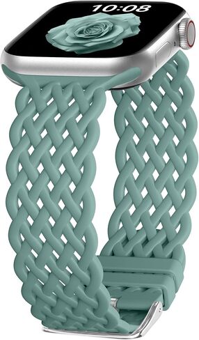 Odbeai Braided Silicone Bands Compatible with Apple Watch Bands for Women in Kuwait
