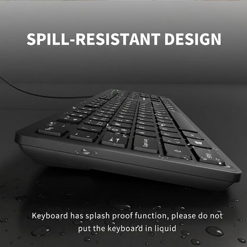 French AZERTY Keyboard Wired USB for Computer Laptop PC in Kuwait