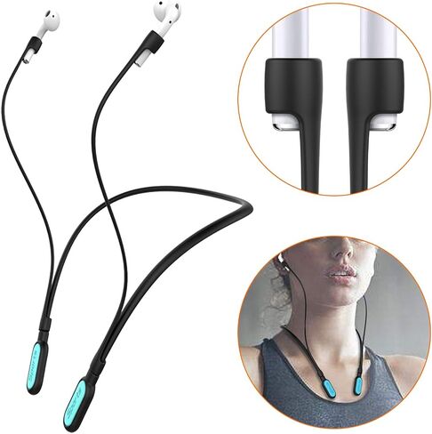 HALLEAST for Airpods Pro 3/2/1 AirPods 4/3/2/1 Silicone Neckband Strap in Kuwait