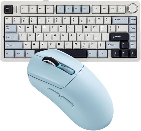 EPOMAKER x Aula F75 Gasket Mechanical Keyboard+NEX Lite Wireless Gaming Mouse w/Screens & RGB Charging Dock in Saudi Arabia