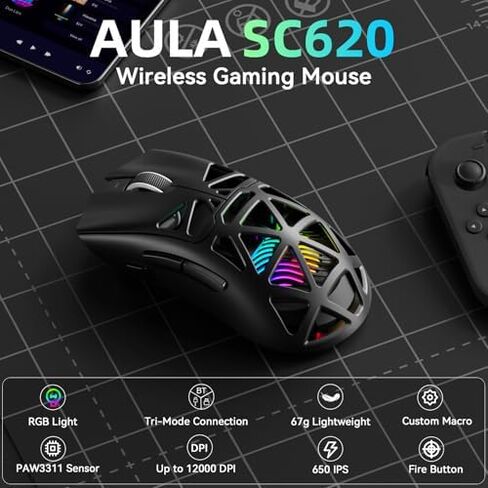 LEOBOG Wireless Keyboard and Mouse Combo, LEOBOG HI98C Pro Wireless Keyboard SC620 Wireless Mouse in Saudi Arabia