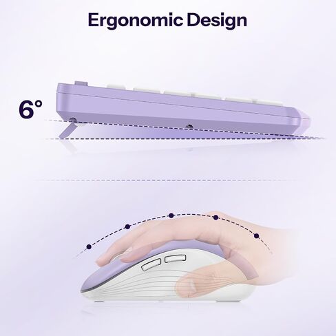 OMOTON Foldable Touchpad Keyboard & 2.4G Wireless Keyboard and Mouse Combo in Kuwait