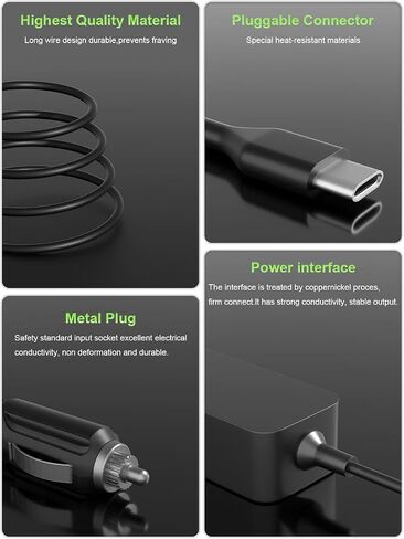 165W Laptop Car Charger USB C Prot for Major Laptop Tablet in Saudi Arabia