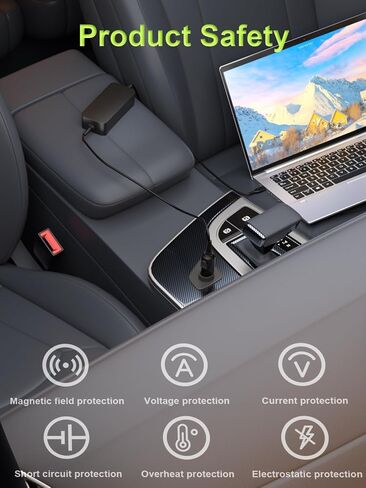 165W Laptop Car Charger USB C Prot for Major Laptop Tablet in Saudi Arabia