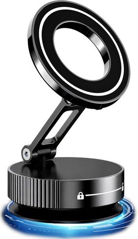 Vacuum Magnetic Phone Holder for Car,Full Metal,Magsafe Car Mount in Saudi Arabia