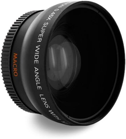 52mm Wide Angle Lens + Macro Kit + Tulip Lens Hood + 3pc Cleaning Kit in Kuwait