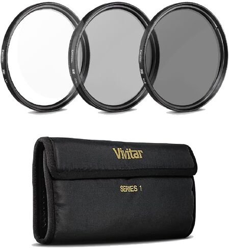 52mm Wide Angle Lens + Macro Kit + Tulip Lens Hood + 3pc Cleaning Kit in Kuwait