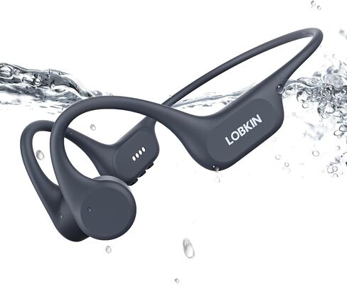 LOBKIN سماعات توصيل العظام للسباحة IP68 مقاومة للماء 32G وضع MP3 in Kuwait