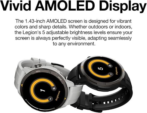 AGM Legion Rugged Smart Watch, 5ATM Waterproof, Shockproof & Drop-Proof in Saudi Arabia