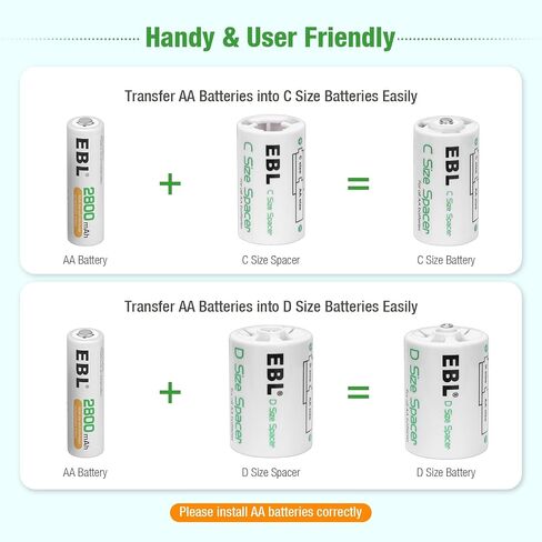 EBL Rechargeable Batteries Combo 47Pcs with Battery Organizer Storage Box in Saudi Arabia