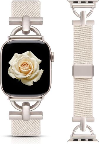 Wearlizer متوافق مع أحزمة ساعات Apple المغناطيسية القابلة للتمدد للنساء والرجال in Saudi Arabia