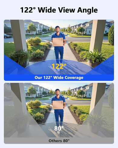 【90ft Super Night Vision】 5MP Outdoor Wired Security Camera System in Kuwait