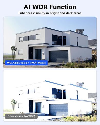 【90ft Super Night Vision】 5MP Outdoor Wired Security Camera System in Kuwait
