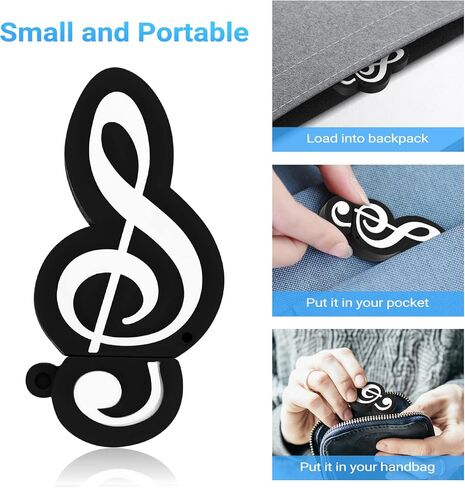 USB Flash Drive Cartoon Music Note Pattern USB 2.0 16GB in Saudi Arabia