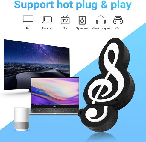 USB Flash Drive Cartoon Music Note Pattern USB 2.0 16GB in Saudi Arabia
