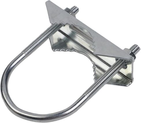 Antenna Mast Mounting Bracket Clamp Kit with U Bolt for Dual Antennas and Pole Connection 1 to 1 8 Inches (B) in Saudi Arabia
