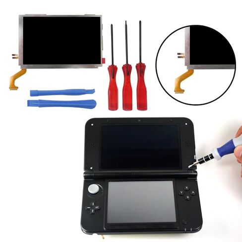 HOTIOGA 2026 New Replacement Top Upper LCD Screen Display Compatible with Nintendo 3DS XL w/Tools in Saudi Arabia