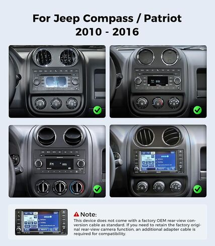 11.5'' Car Radio Stereo for Jeep Compass Patriot 2010-2016 in Saudi Arabia