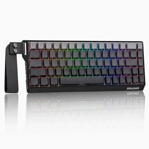 60% Wireless Mechanical Keyboard, Hot Swappable Tri-Mode 2.4GHz/Bluetooth/USB-C, RGB Backlit Gaming Keyboard with PBT Keycaps, Compatible with Windows, Mac & Android in Saudi Arabia
