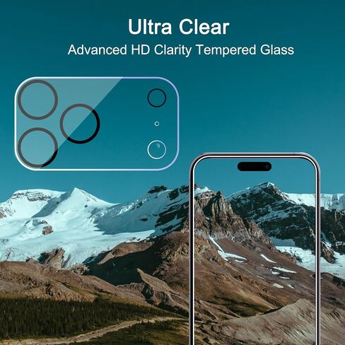 Ailun 3 Pack Screen Protector for iPhone 17 Pro Max [6.9 inch] with Installation Frame and 3 Pc Lens Protector for iPhone 17 Pro Max in Saudi Arabia