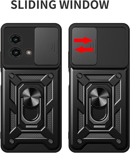for Motorola Moto G Stylus 5G (2023) Case with [2 Pack] Tempered Glass Screen Protector, for Moto G Stylus 5G (2023) Case Heavy Duty [Military-Grade] with Lens Protects Protective Cover Black in Kuwait