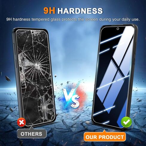 [3-Pack Privacy Screen Protector for Motorola Moto G Play 2024 Tempered Glass, Bubble Free, Easy to Install, 9H Hardness in Saudi Arabia
