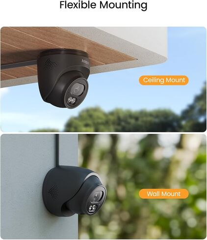 Anlapus 4K 8MP Add-On Wired Dome TVI Security Camera, Audio Recording in Saudi Arabia