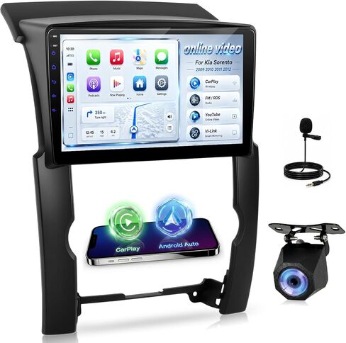 2G+64G Volxcereo Car Radio for Kia Sorento 2009 2010 2011 2012 Carplay in Saudi Arabia