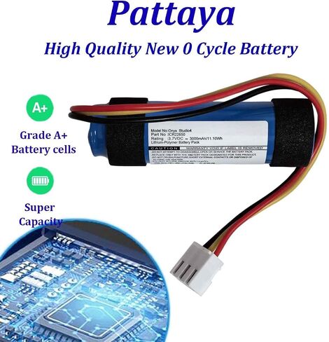 Pattaya ICR22650 Battery Replacement for Harma n Kardo n Onyx Studio 4 Wireless Bluetooth Speaker in Kuwait