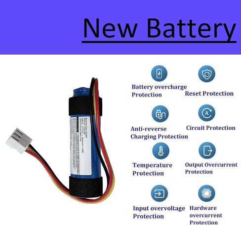 Pattaya ICR22650 Battery Replacement for Harma n Kardo n Onyx Studio 4 Wireless Bluetooth Speaker in Kuwait