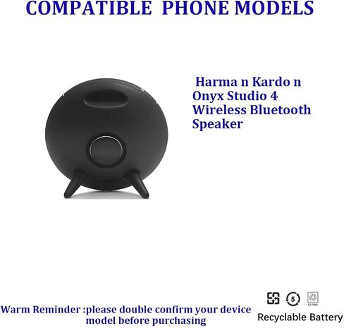 Pattaya ICR22650 Battery Replacement for Harma n Kardo n Onyx Studio 4 Wireless Bluetooth Speaker in Kuwait