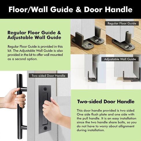 White 40 in. x 84 in. Finished Solid Wood Frame Sliding Barn Door with Chalkboard Panel, Unassembled Door with 7ft Non-Bypass Sliding Hardware Kit, Blackboard Door (Interior Use Only) in Kuwait