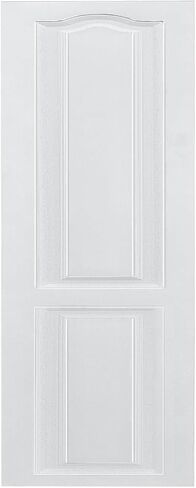 CNC Crafted Modern Door 3/4" Thick 24 in. x 80 in. MDF White Barn Sliding Door with Hardware kit, Milk White in Kuwait