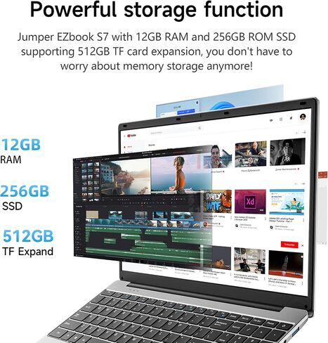 jumper 15.6" FHD Laptop, 12GB RAM 256GB Storage Expandable to 512GB in Saudi Arabia