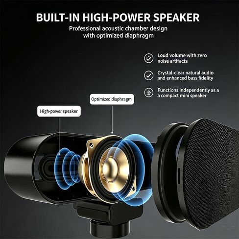 3-in-1 4K Webcam with AI Auto Tracking, Built-in Noise Reduction Mic & Powerful Camera Speaker, 90° FOV, 1/2.7" CMOS Sensor, Privacy Lens Cover, USB, Type, for Meeting Live Streaming in Saudi Arabia