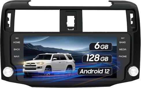 Car Stereo Radio Dash Kit for Toyota 4 Runner 2010-2019, JBL Wireless CarPlay Android Auto, 6GB+128GB 8 Core Head Unit 10.33 Inch IPS Touch Screen, GPS, Bluetooth, WiFi-Silver in Saudi Arabia