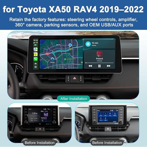 ASURE 12.3" 2K QLED Car Stereo Radio for Toyota RAV4 2019-2022 in Saudi Arabia